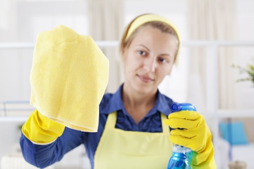 Camden Carpetcleaning staff preparing safely for a carpet cleaning job