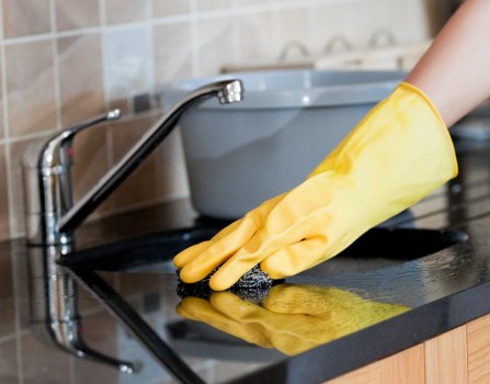 Donation-ready cleaning equipment and charitable reuse partnership