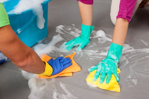 Local Camden cleaner working in a modern apartment