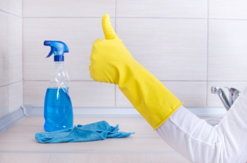 Illustration representing accessibility support for local cleaning users
