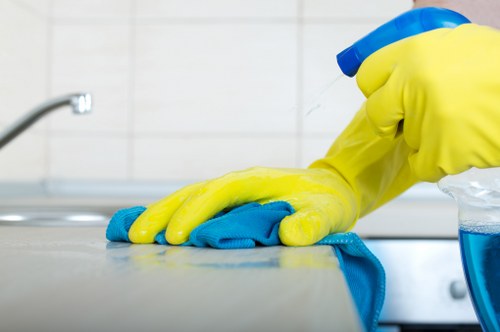 Deep house cleaning service in Camden for kitchen and living areas