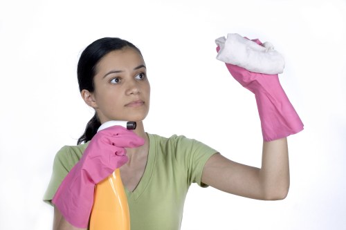 Local Camden cleaning team preparing a property